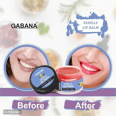 GABANA Vanilla Extract Lip Balm For Dry, Cracked  Chapped Lips, Intense Moisturizing for Men  Women, Suitable for All Skin Type (15g) Pack of 2-thumb5