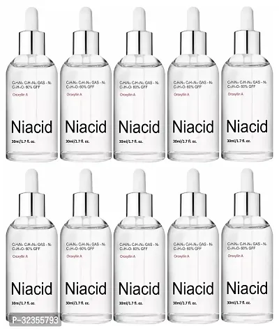 Niacid Face Serum - Skin Brightening Serum 30ml Pack of 10-thumb0