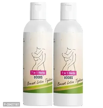 7IN1 HERBS Bigger Breast Enhancement Lotion 100% Natural Toner Breast Lotion for Women its helps in growth/firming/tightening natural with Anti Ageing, Shaping, Uplifting Sagging Fat Muscles, No Mineral Oil, No Paraben, No Chemical Women (100ml) Pack of 2