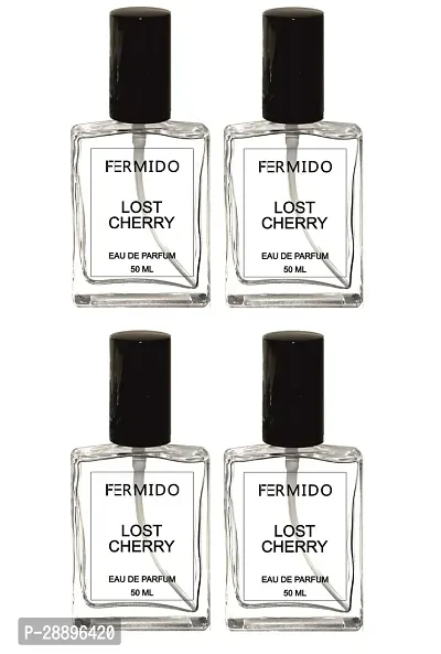 Donnara Organics Natural Fermido Lost Cherry Eau De Parfum Spray | Long Lasting Fragrance | for Men  Women (50ml) Pack of 4