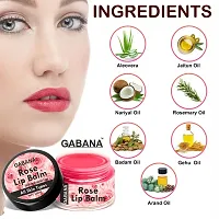 Gabana Bubblegum, Orange, Rose  Vanilla Extract Lip Balm For Dry, Cracked  Chapped Lips, Intense Moisturizing for Men  Women, Suitable for All Skin Type (Each, 15g) Combo of 4-thumb3