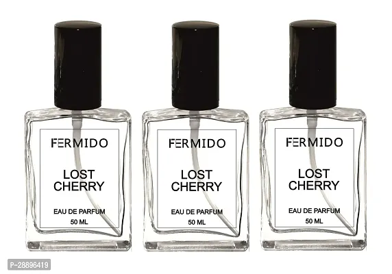 Donnara Organics Natural Fermido Lost Cherry Eau De Parfum Spray | Long Lasting Fragrance | for Men  Women (50ml) Pack of 3