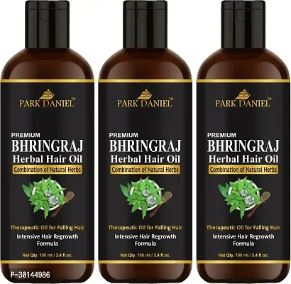 Park Daniel BHRINGRAJ Herbal Hair oil  Combo 3 Bottles(300 ml)