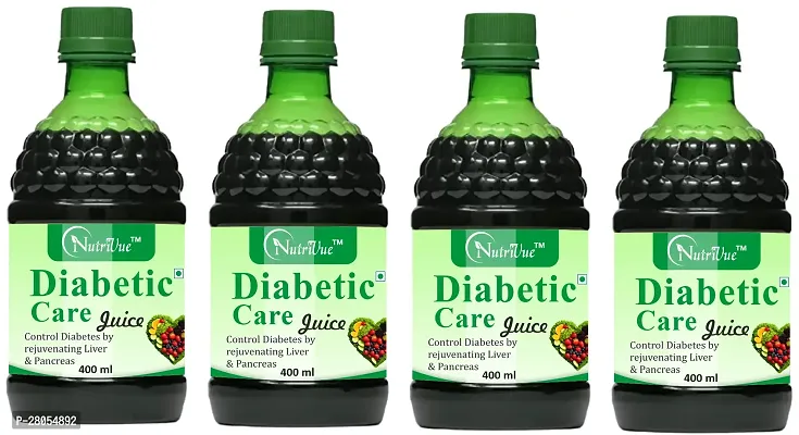 Nutrivue Diabetic Care Juice for Control Diabetes | Sugar Free (4x400ml)