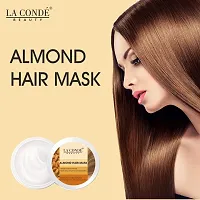 LaConde Almond Protein Hair Mask Restore Softness  Natural Luster (200g) Pack of 2-thumb1