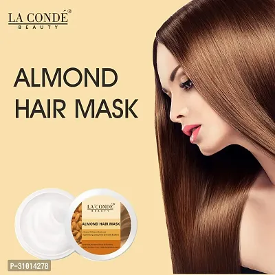 LaConde Almond Protein Hair Mask Restore Softness  Natural Luster (200g) Pack of 2-thumb2