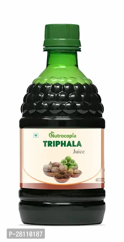 Nutrocopia Triphala Juice All-in-one Digestive Care Solution | 100 % Ayurvedic | Pack Of 1 Bottle Of 400ml