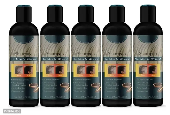 Anti Hair Loss Shampoo Natural Hair Growth Pack of 5