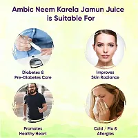 Nutrocopia Neem Karela Jamun Juice for Promotes Healthy Glucose Levels | Healthy Juice | Pack Of 2 Bottle Of 400ml-thumb4