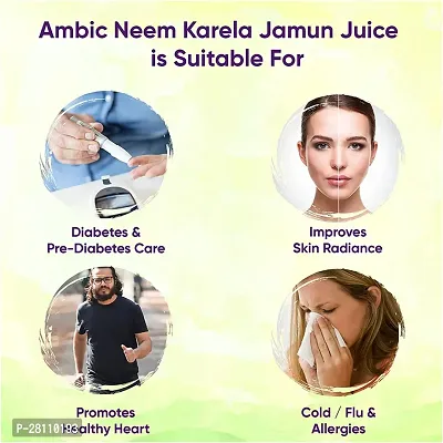 Nutrocopia Neem Karela Jamun Juice for Promotes Healthy Glucose Levels | Healthy Juice | Pack Of 2 Bottle Of 400ml-thumb5