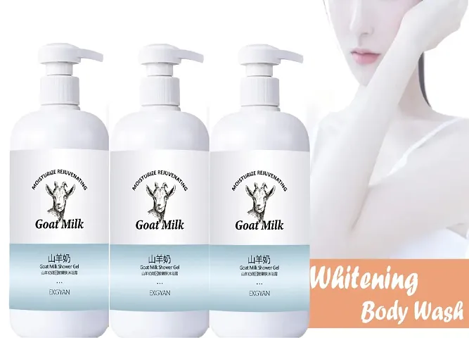 Goat Milk Whitening Body Wash Pack Of 3