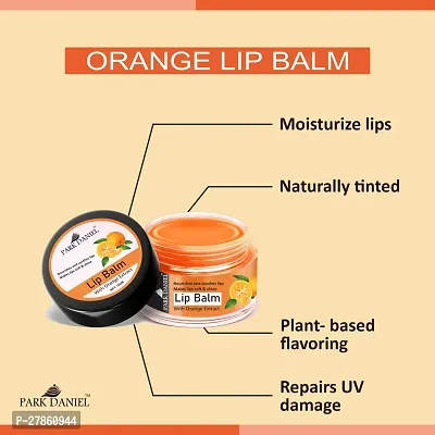 Park Daniel Orange Extract Natural Lip Balm For Dry Damaged and Chapped Lips to Get Intense Moisturizing (15gms) Pack of 2-thumb2