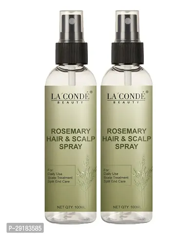 LaConde Beauty 100% Natural  Pure Rosemary Water | Hair Spray For Regrowth | Hair Growth Expert (100ml) Pack of 2