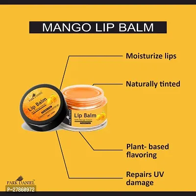 Park Daniel Mango Extract Natural Lip Balm For Dry Damaged and Chapped Lips to Get Intense Moisturizing (15gms) Pack of 4-thumb2