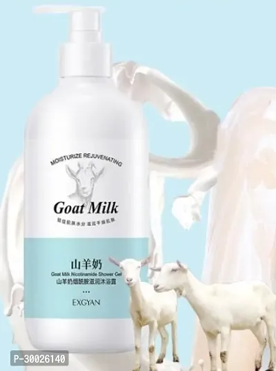 Goat Milk Moisturising  Rejuvenating Body Wash 300ml with Boob/Breast Tightening Lotion 100ml - Combo of 2 Items-thumb2