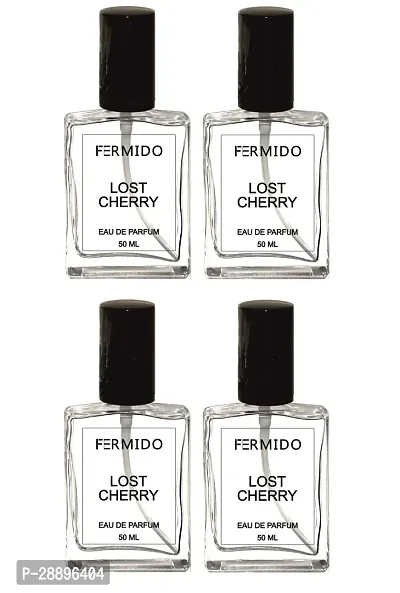 LaConde Natural Fermido Lost Cherry Eau De Parfum Spray | Long Lasting Fragrance | for Men  Women (50ml) Pack of 4