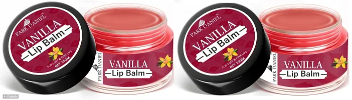 Park Daniel Vanilla Extract Natural Lip Balm For Dry Damaged and Chapped Lips to Get Intense Moisturizing (15gms) Pack of 2