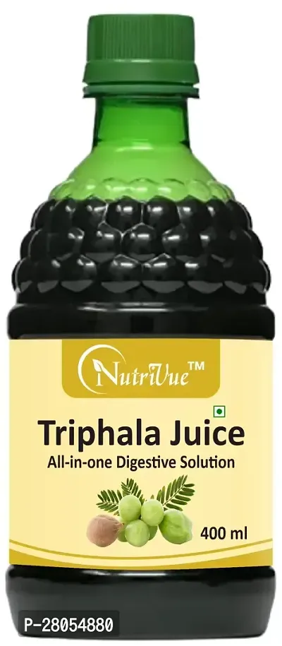 Nutrivue Triphala Juice for Digestive Solutions |100% Ayurvedic (400ml)