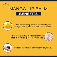 Park Daniel Mango Extract Natural Lip Balm For Dry Damaged and Chapped Lips to Get Intense Moisturizing (15gms) Pack of 4-thumb4