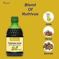 Nutrivue Triphala Juice for Digestive Solutions |100% Ayurvedic (400ml)-thumb2