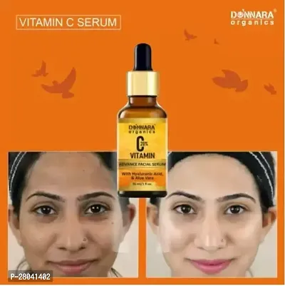 Donnara Organics Vitamin C20% Facial Whitening Serum, Vitamin B3 Face Serum  Dark Knuckle Skin Whitening Serum (Each,30ml) Combo of 3-thumb3