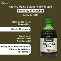 Nutrivue Giloy Tulsi Juice for Devlops Immunity With Botanical Ingredients (4x400ml)-thumb2