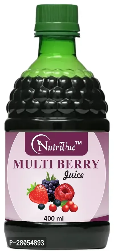 Nutrivue Multiberry Juice for Healthy Heart Management | Pure Herbal (400ml)-thumb0