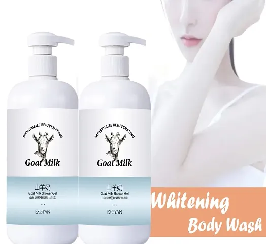 Goat Milk Whitening Body Wash Pack Of 2