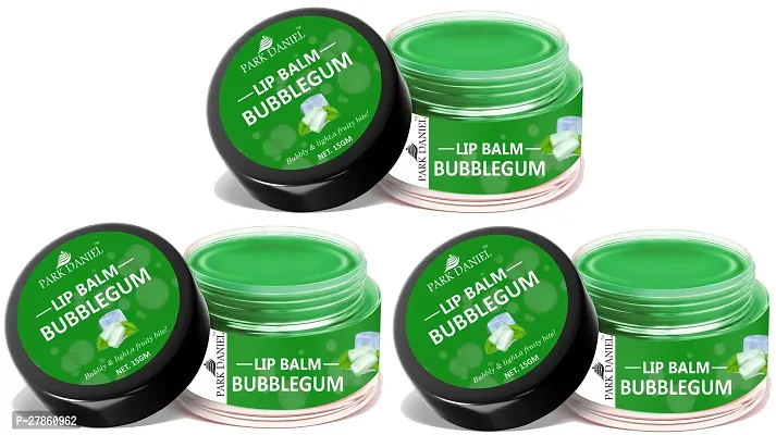 Park Daniel Bubblegum Extract Natural Lip Balm For Dry Damaged and Chapped Lips to Get Intense Moisturizing (15gms) Pack of 3