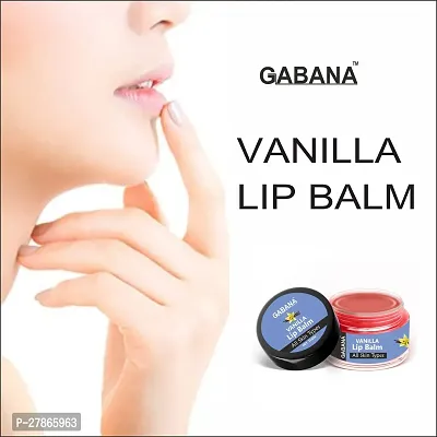 GABANA Vanilla Extract Lip Balm For Dry, Cracked  Chapped Lips, Intense Moisturizing for Men  Women, Suitable for All Skin Type (15g) Pack of 2-thumb3