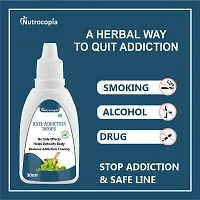 Nutrocopia Anti-Addiction Drops for Reduce Addiction Cravings | Quit SmokingAlcohol | (30ml) Pack Of 2-thumb2