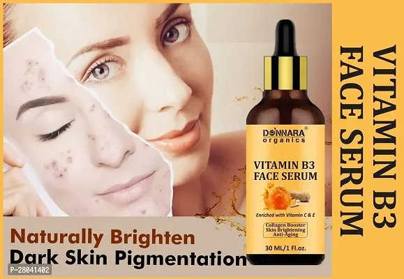 Donnara Organics Vitamin C20% Facial Whitening Serum, Vitamin B3 Face Serum  Dark Knuckle Skin Whitening Serum (Each,30ml) Combo of 3-thumb4