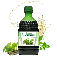 Nutrocopia Giloy Tulsi Juice Helps Boost Immunity | No Added Sugar | Pack Of 1 Bottle Of 400ml-thumb1