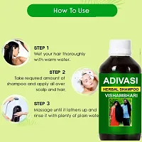 Vishambhari Adivasi Hair Shampoo for Strength hair  Growth of hair (125ML) Pack of 3-thumb4