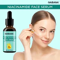 Gabana Niacinamide Face Brightening Serum  Hair Growth Ginger Serum (Each, 30ml) - Combo of 2 Items-thumb1