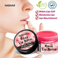 GABANA Rose Extract Lip Balm For Dry, Cracked  Chapped Lips, Intense Moisturizing for Men  Women, Suitable for All Skin Type (15g) Pack of 2-thumb4