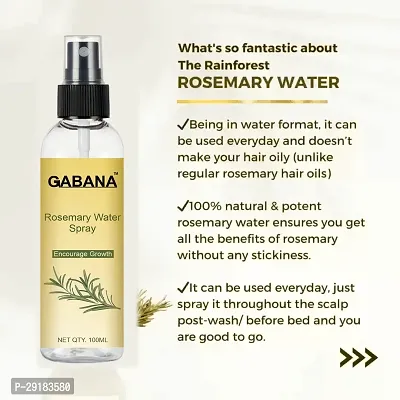 Gabana 100% Natural  Pure Rosemary Water | Hair Spray For Regrowth | Hair Growth Expert (100ml) Pack of 2-thumb4