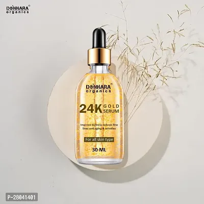 Donnara Organics Vitamin C20% Facial Whitening Serum  24K Gold Face Serum (Each, 30ml) Combo of 2-thumb4