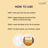 LaConde Almond Protein Hair Mask Restore Softness  Natural Luster (200g) Pack of 2-thumb2