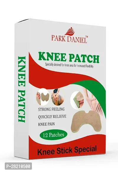Park Daniel Knee Patch for Instant Relife | 100% Safe  Natural Knee Pain Relief Products | (12 Knee Patch) Pack Of 1