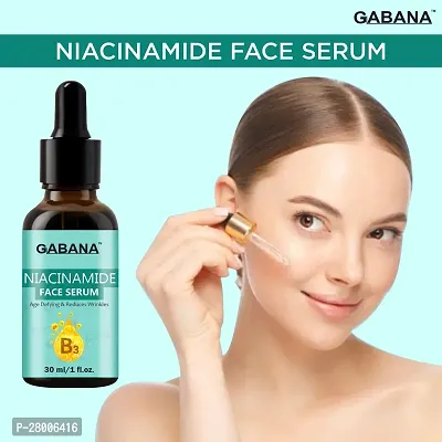 Gabana Niacinamide Face Brightening Serum  Nail Strong and Repai Serum (Each, 30ml) - Combo of 2 Items-thumb2