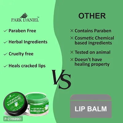 Park Daniel Bubblegum Extract Natural Lip Balm For Dry Damaged and Chapped Lips to Get Intense Moisturizing (15gms) Pack of 2-thumb2