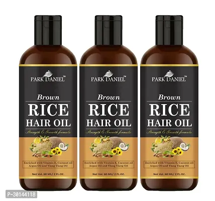 Park Daniel Premium Brown Rice Hair Oil Pack Of 3-thumb0