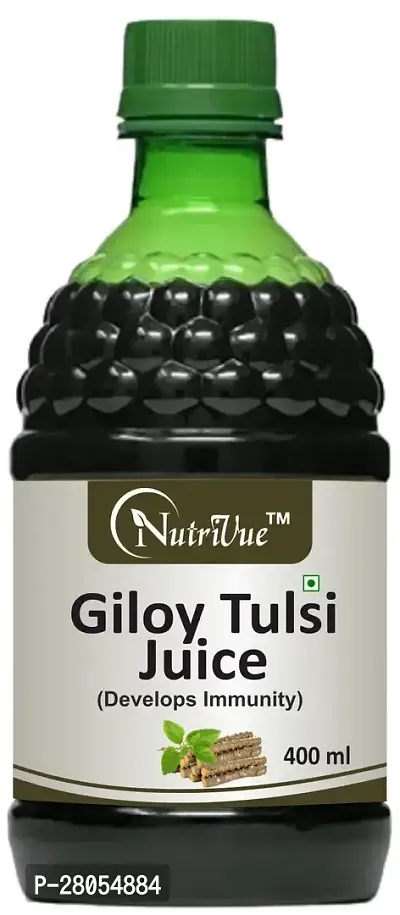 Nutrivue Giloy Tulsi Juice for Devlops Immunity With Botanical Ingredients (400ml)