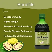 Nutrivue Noni Juice for Improves Skin Quality |Preservative free - Pack of 4 Bottle of 400ml-thumb2