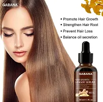 Gabana Anti Ageing Serum (Reduce Wrinkles)  Hair Growth Ginger Serum (Each, 30ml) - Combo of 2 Items-thumb2