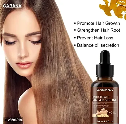 Gabana Anti Ageing Serum (Reduce Wrinkles)  Hair Growth Ginger Serum (Each, 30ml) - Combo of 2 Items-thumb3