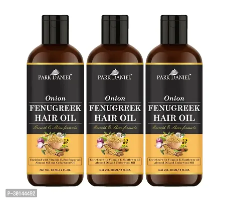 Park Daniel Premium Onion Fenugreek Hair Oil Pack Of 3-thumb0