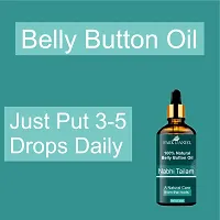 100% Pure  Organic Belly Button Oil For Health (30ml) Pack of 2-thumb1