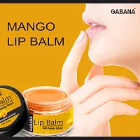 Gabana Mango, Orange, Rose  Vanilla Extract Lip Balm For Dry, Cracked  Chapped Lips, Intense Moisturizing for Men  Women, Suitable for All Skin Type (Each, 15g) Combo of 4-thumb1